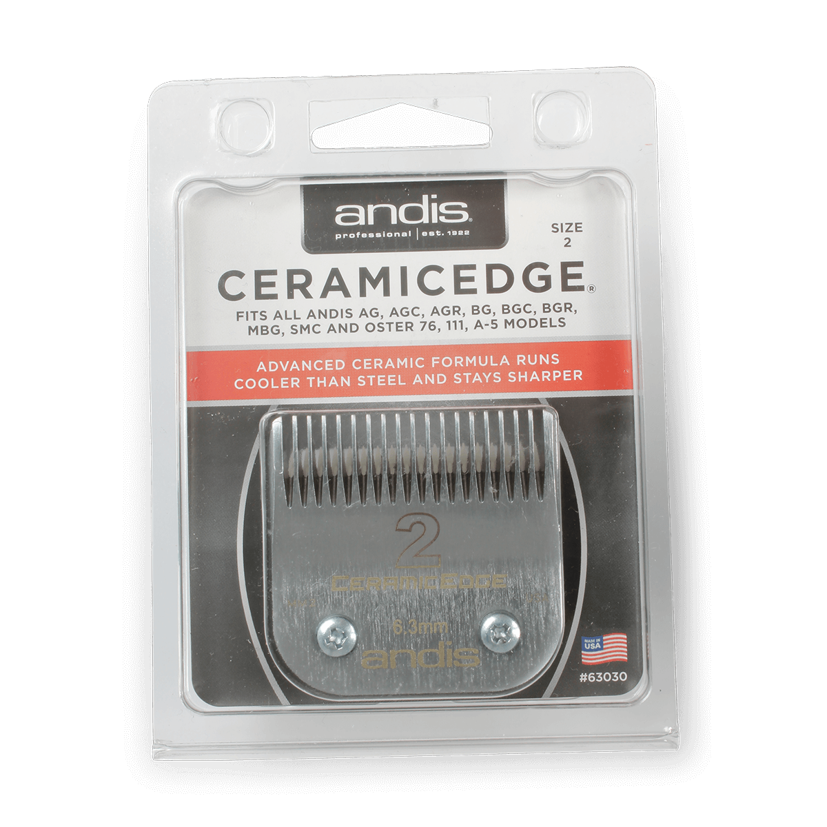 Andis CeramicEdge Size 2 #63030