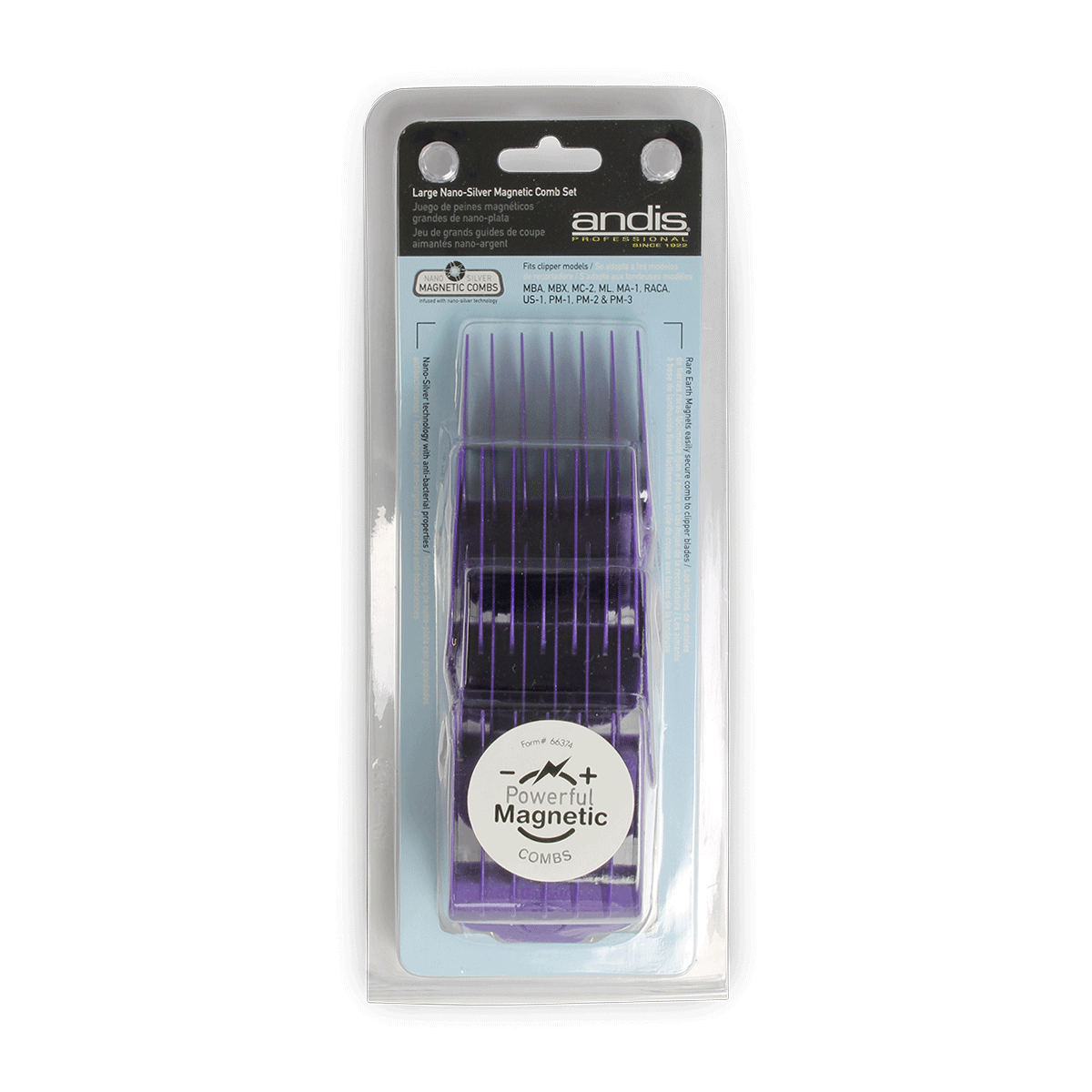 Andis Magnetic Comb Set #66320