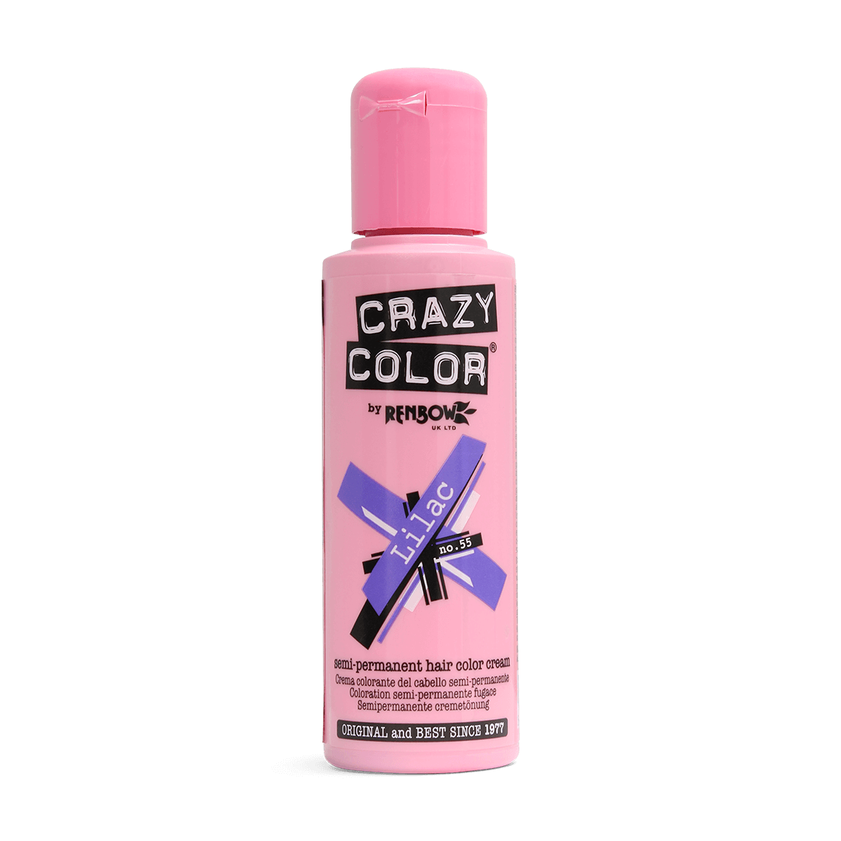 Renbow Crazy Color No.55 Lilac Semi-Permanent Cream 100ml