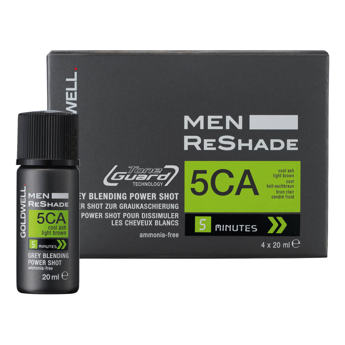 Goldwell Men ReShade 5CA Grey Blending Power Shot 5 Minutes 4 x 20ml