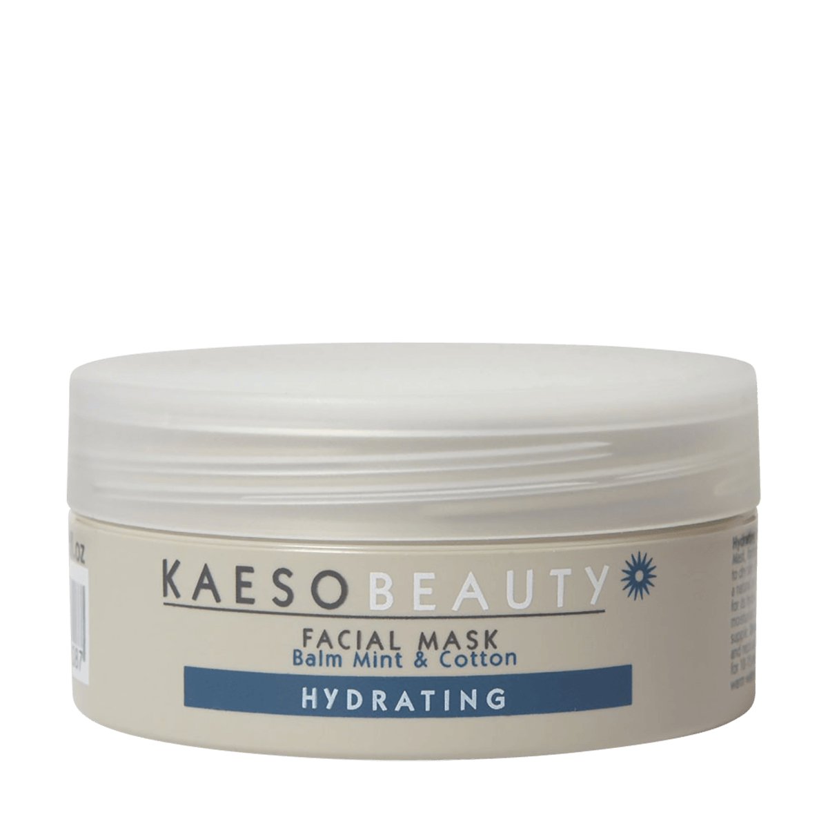 Kaeso Beauty Hydrating Facial Mask Balm Mint & Cotton 245ml