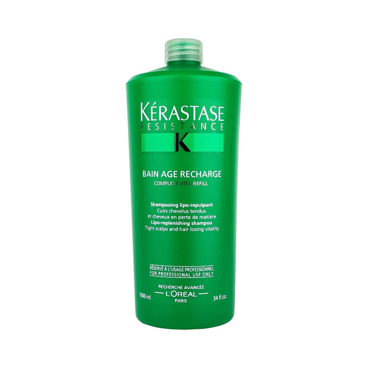 Kerastase Resistance Bain Age Recharge Lipo-Replenishing Shampoo 1000ml