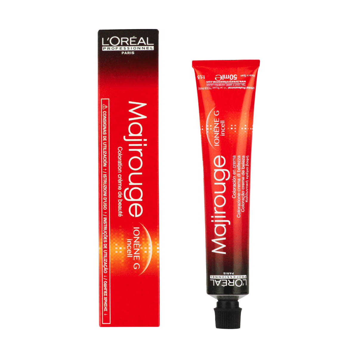 LOreal Professionnel Majirouge 5.62 Light Extra Iridescent Red Brown 50ml