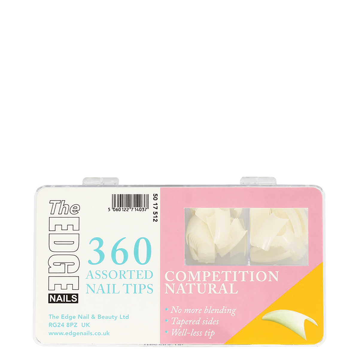 The Edge Nails Competition Natural 360 Assorted Nail Tips