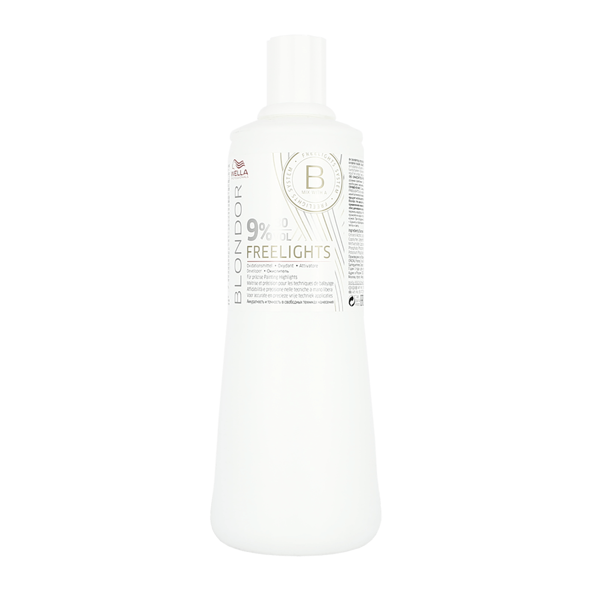 Wella Blondor Freelights Oxidant Developer 9% 30 Volume 1000ml