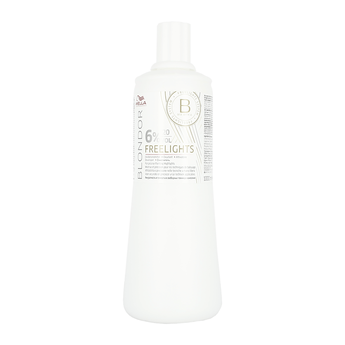 Wella Blondor Freelights Oxidant Developer 6% 20 Volume 1000ml