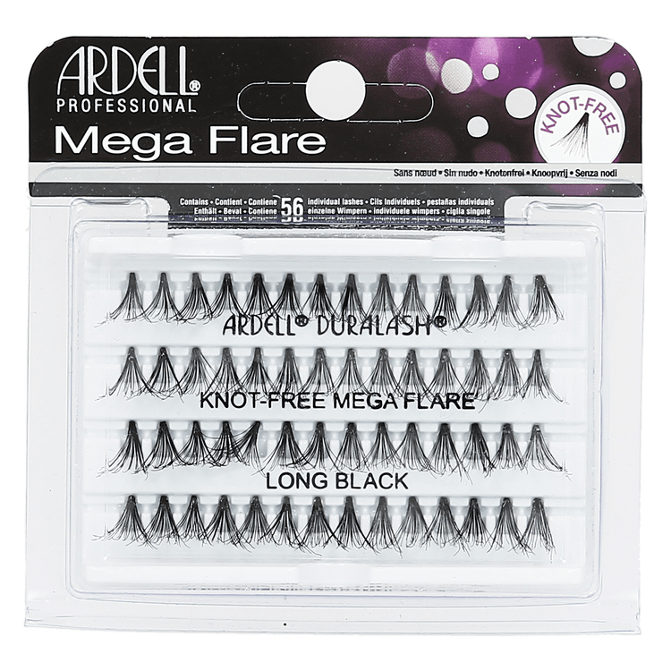 Ardell Mega Flare Individuals Knot Free Long Black