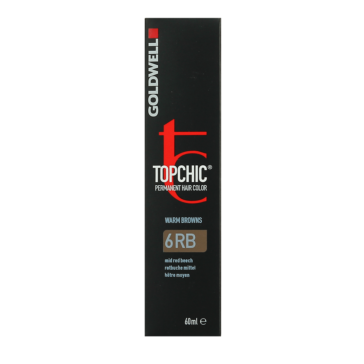 Goldwell Topchic 6RB Reach Beech Warm Browns Mid 60ml