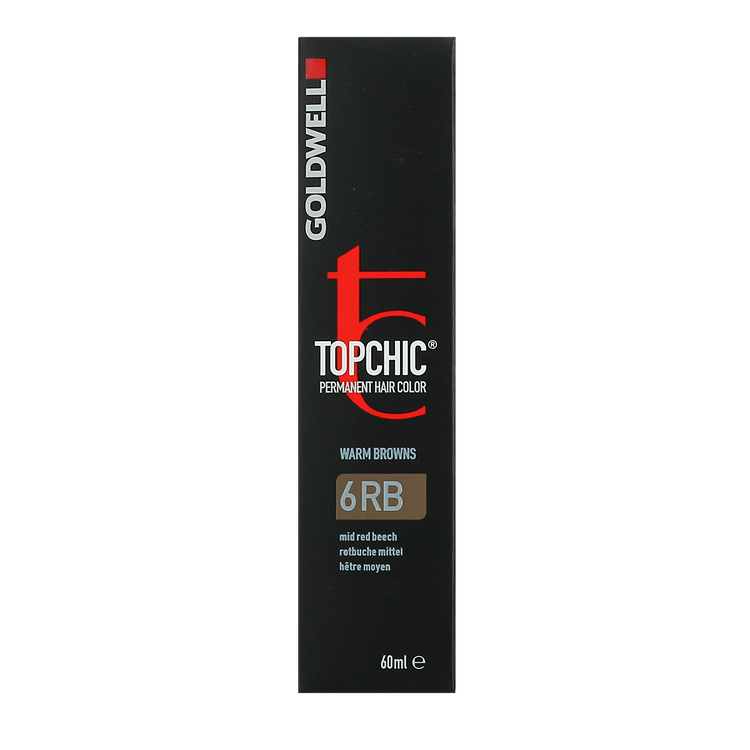 Goldwell Topchic 6RB Reach Beech Warm Browns Mid 60ml