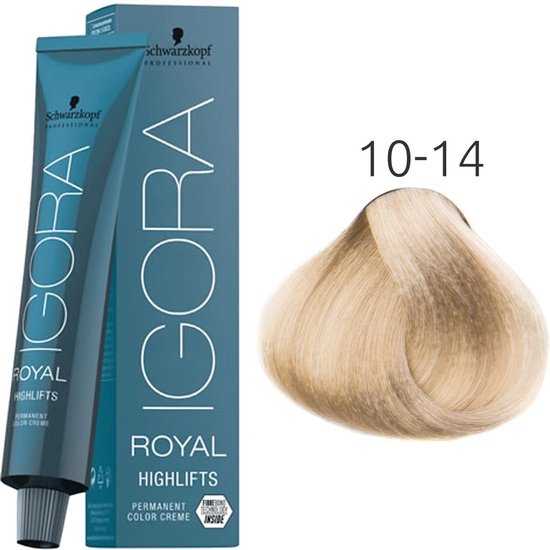 Schwarzkopf Igora Royal Highlifts 10-14 Ultra Blonde Cendre Beige 60ml