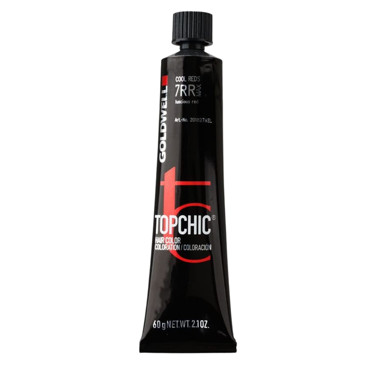 Goldwell Topchic 7RR Max Luscious Red Cool Reds Permanent Hair Color 60ml