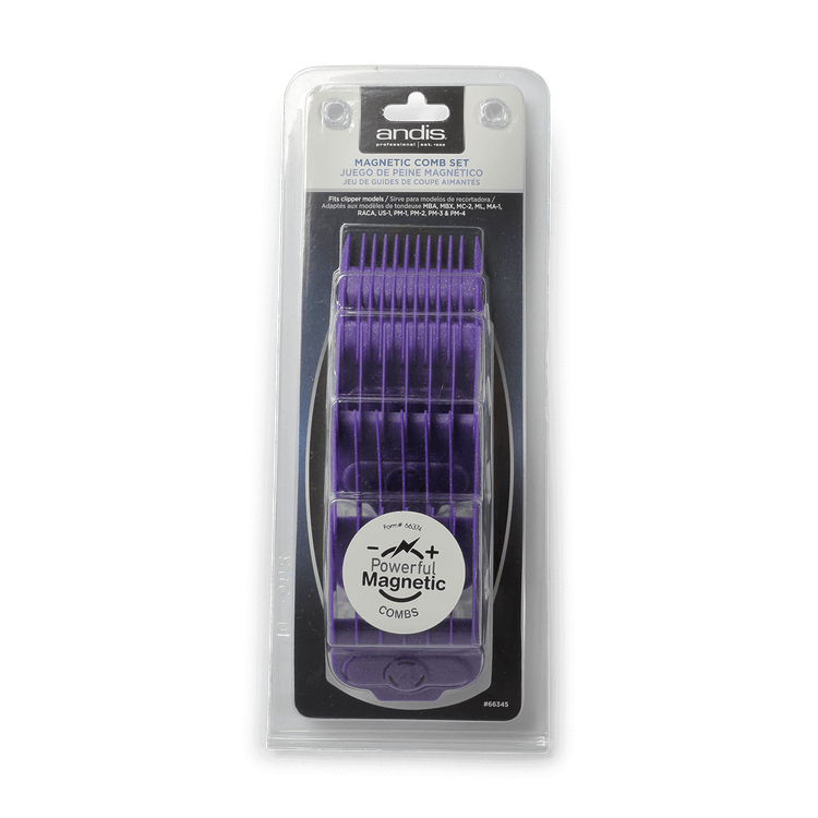 Andis Magnetic Comb Set 5 pack 1.5mm - 13mm #66345