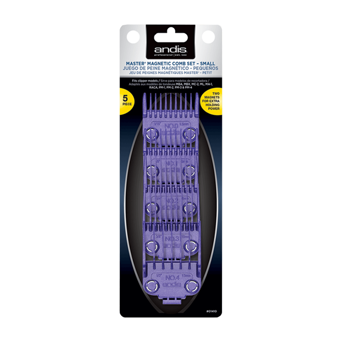 Andis Small Magnetic Comb Set (01410)