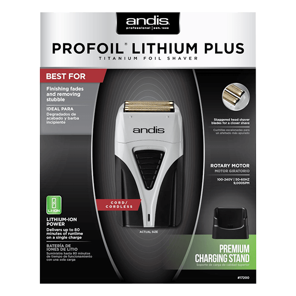 Andis Profoil Lithium Plus Titanium Foil Shaver