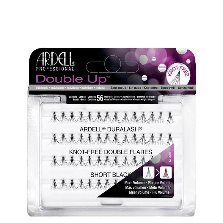 Ardell DuraLast Double Up Knot-Free Double Flares Short Black