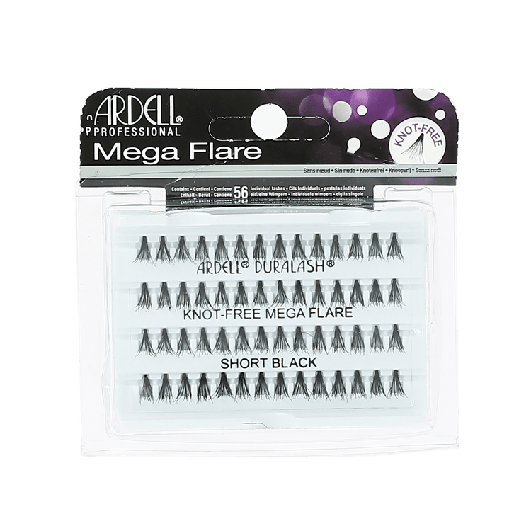 Ardell Mega Flare Individuals Knot Free Short Black
