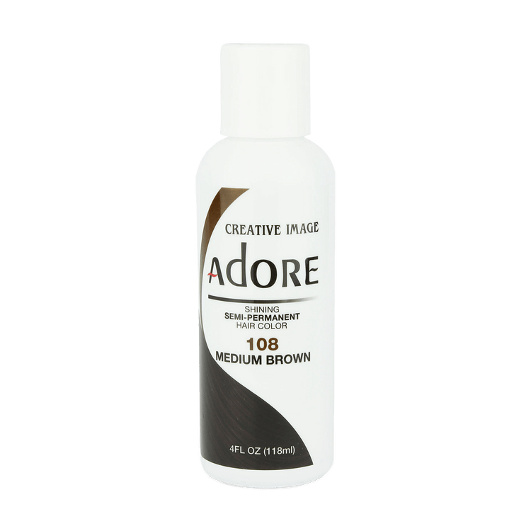 Creative Image Adore Shining Semi-Permanent Hair Color 108 Medium Brown 118ml