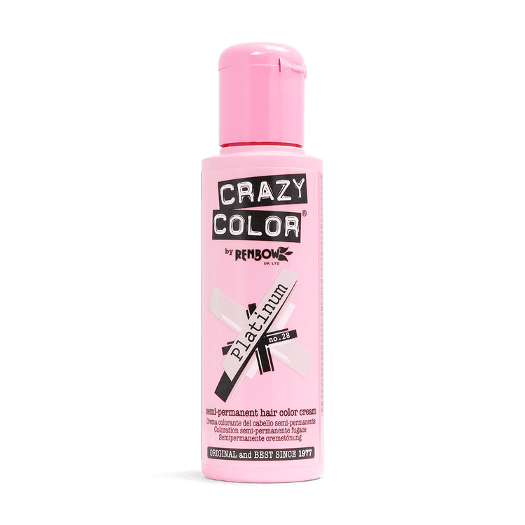 Renbow Crazy Color No.28 Platinum Semi-Permanent Cream 100ml
