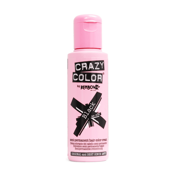 Renbow Crazy Color No.30 Black Semi-Permanent Cream 100ml