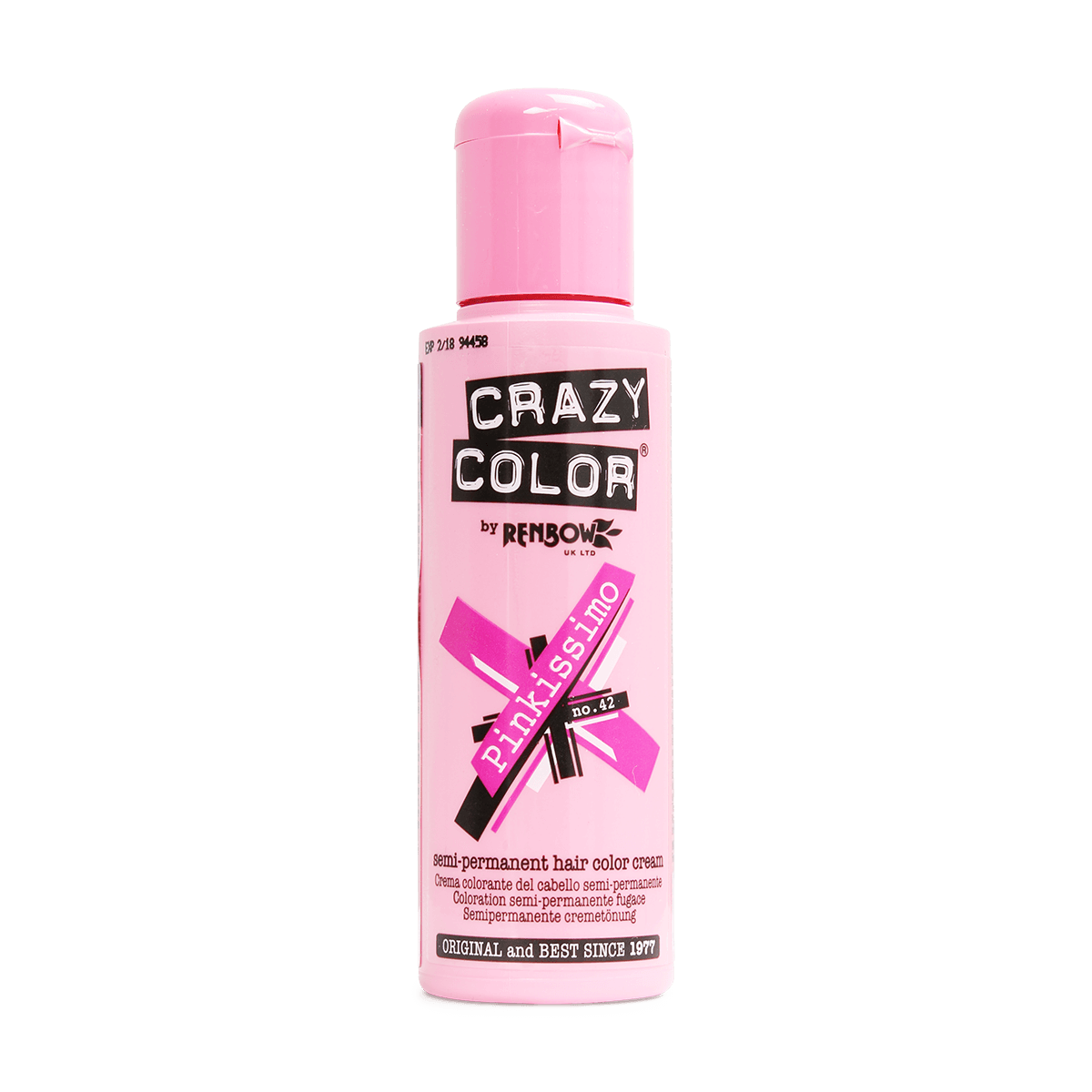 Renbow Crazy Color No.42 Pinkissimo Semi-Permanent Cream 100ml