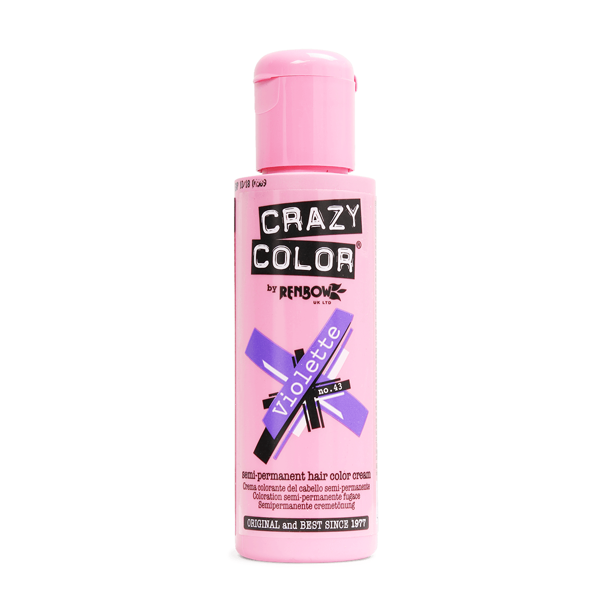 Renbow Crazy Color No.43 Violette Semi-Permanent Cream 100ml