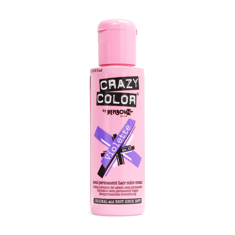 Renbow Crazy Color No.43 Violette Semi-Permanent Cream 100ml