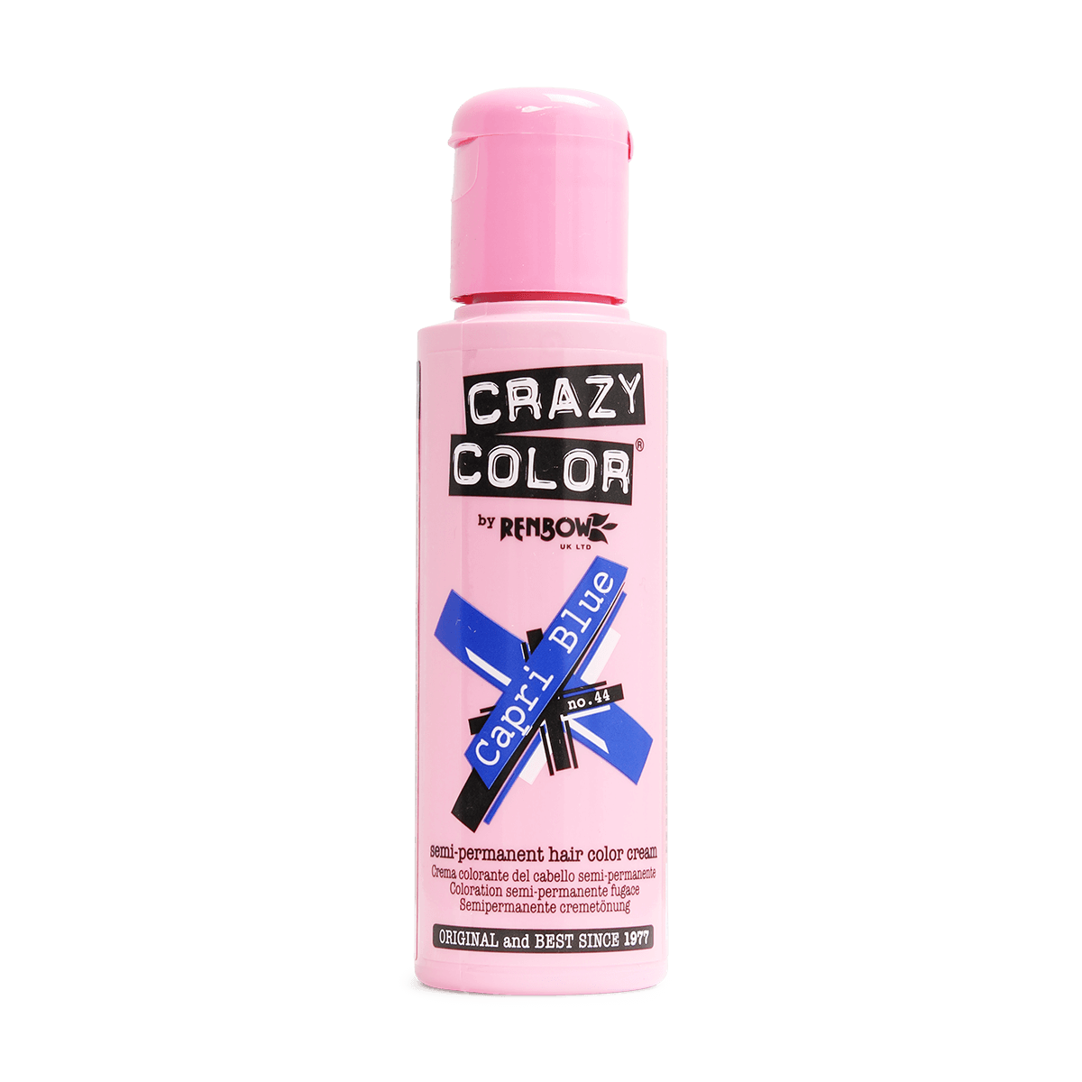 Renbow Crazy Color No.44 Capri Blue Semi-Permanent Cream 100ml