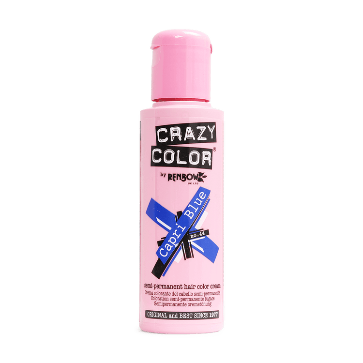 Renbow Crazy Color No.44 Capri Blue Semi-Permanent Cream 100ml