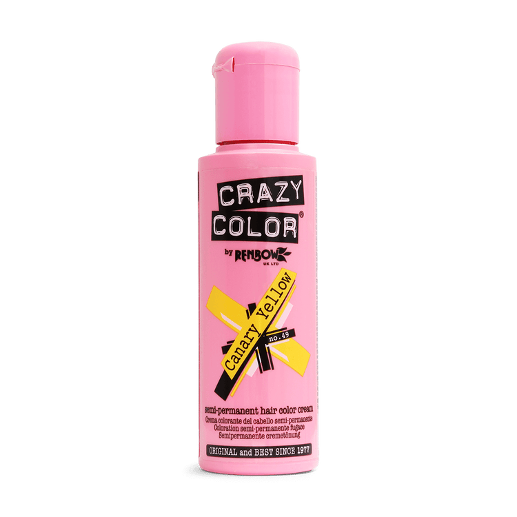 Renbow Crazy Color No.49 Canary Yellow Semi-Permanent Cream 100ml