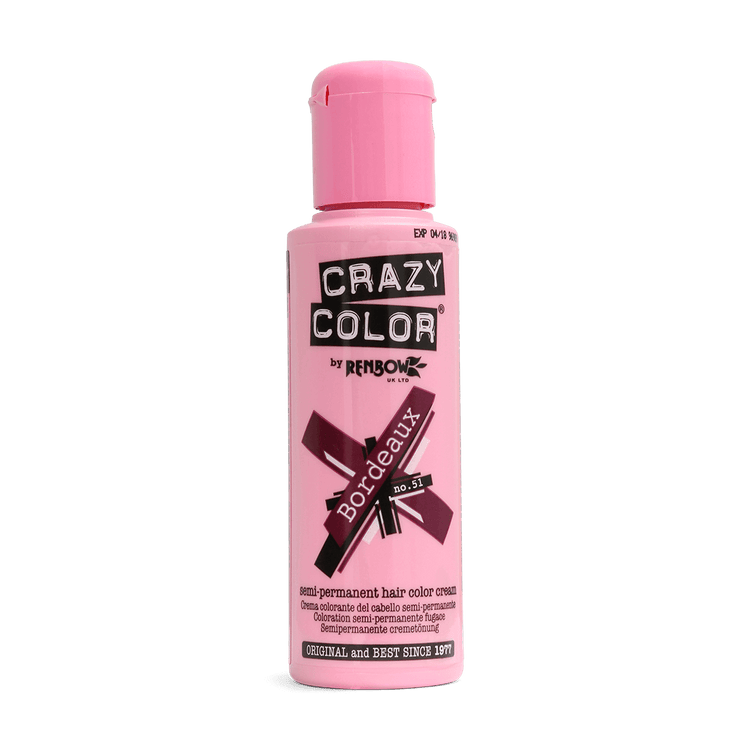 Renbow Crazy Color No.51 Bordeaux Semi-Permanent Cream 100ml