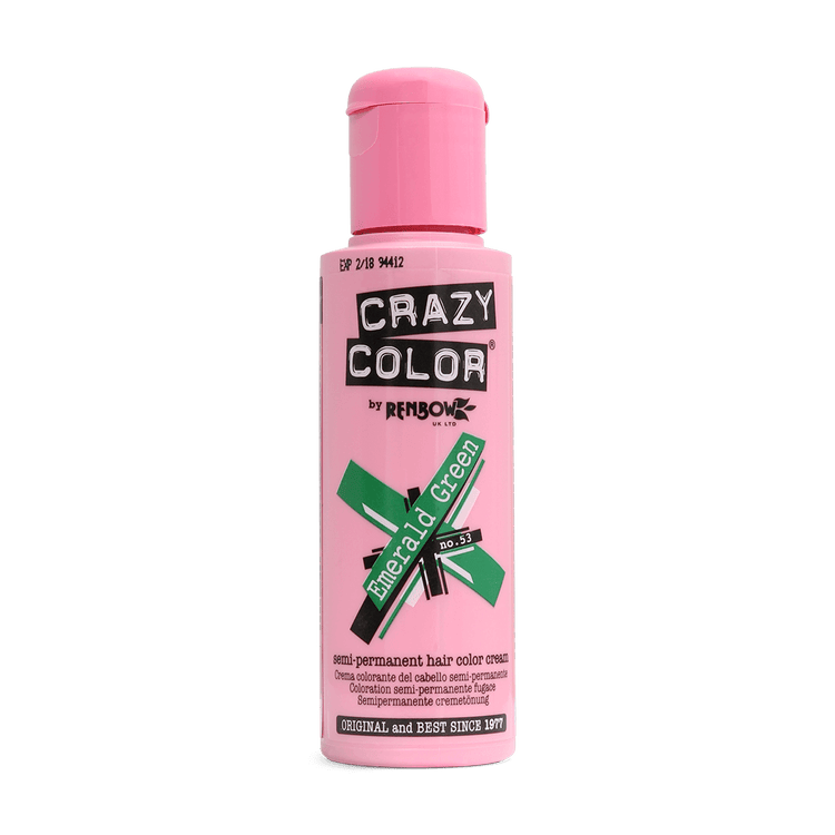 Renbow Crazy Color No.53 Emerald Green Semi-Permanent Cream 100ml