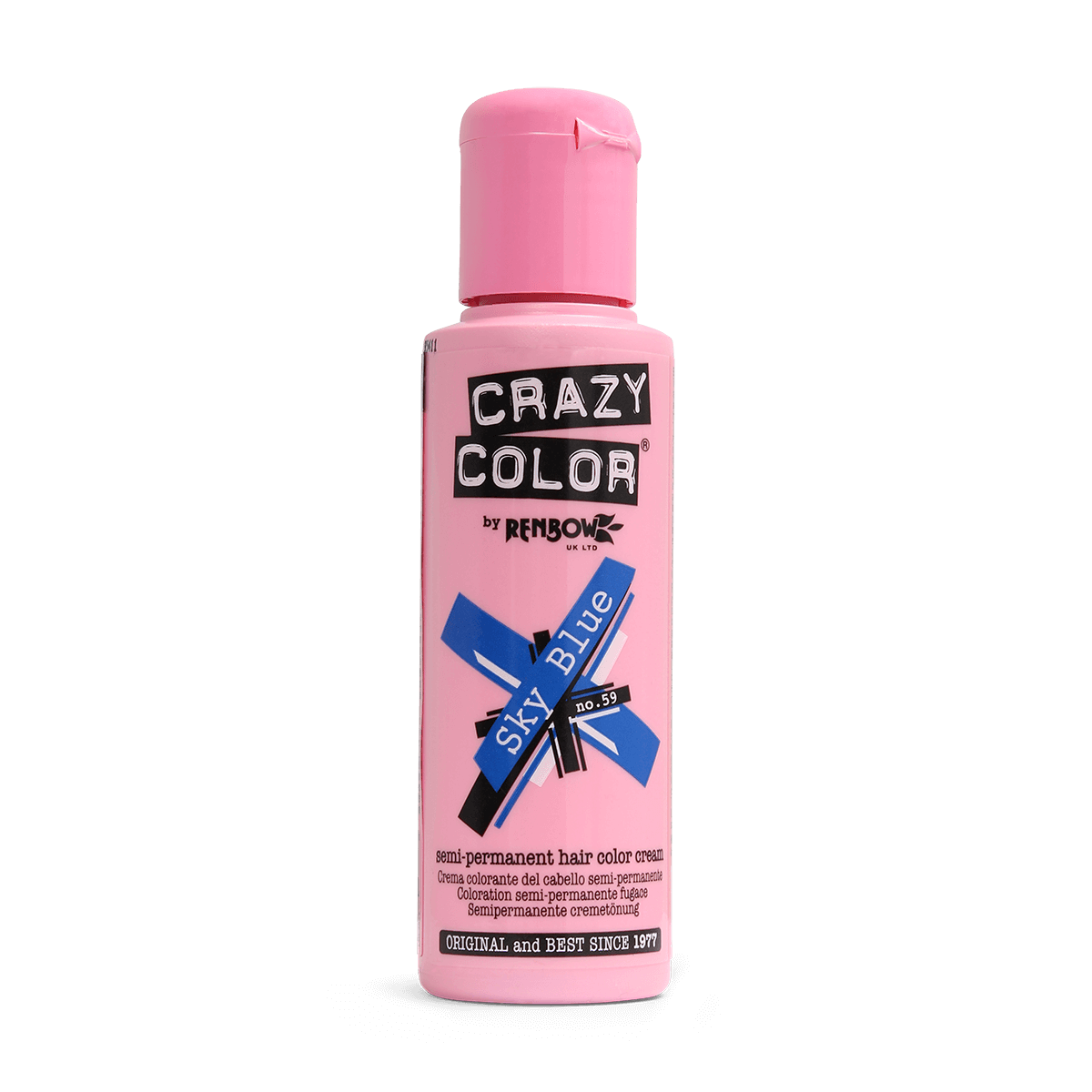 Renbow Crazy Color No.59 Sky Blue Semi-Permanent Cream 100ml