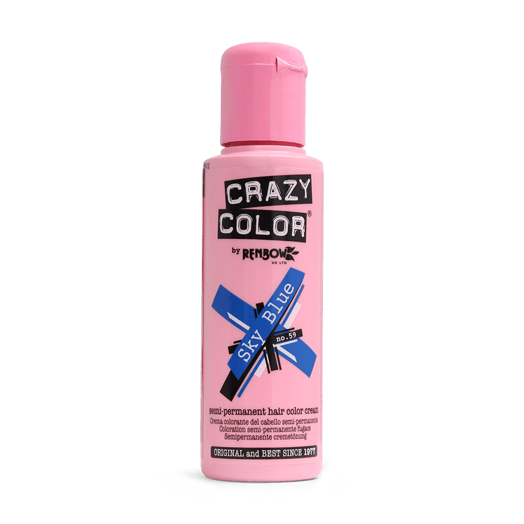 Renbow Crazy Color No.59 Sky Blue Semi-Permanent Cream 100ml