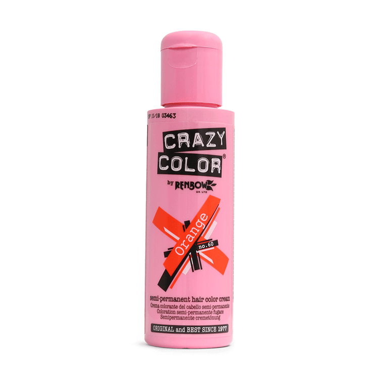 Renbow Crazy Color No.60 Orange Semi-Permanent Cream 100ml