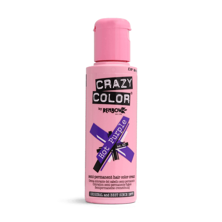 Renbow Crazy Color No.62 Hot Purple Semi-Permanent Cream 100ml