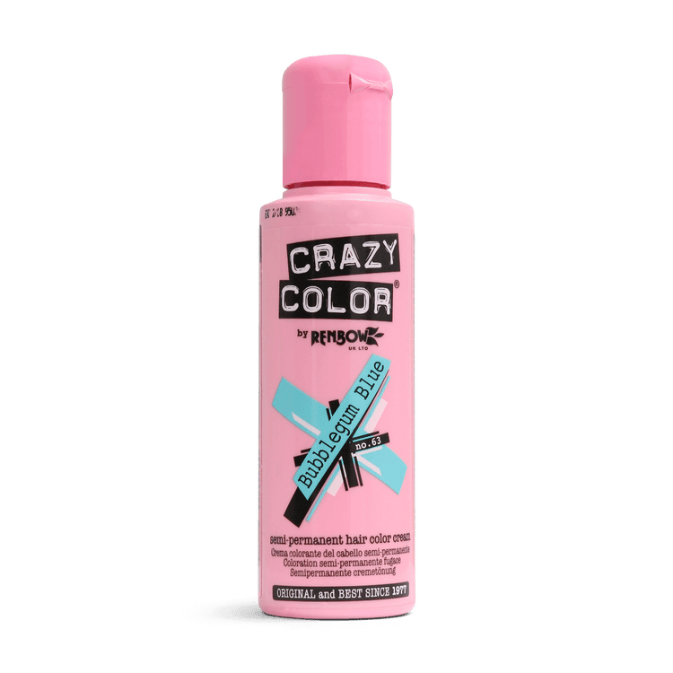 Renbow Crazy Color No.63 Bubblegum Blue Semi-Permanent Cream 100ml
