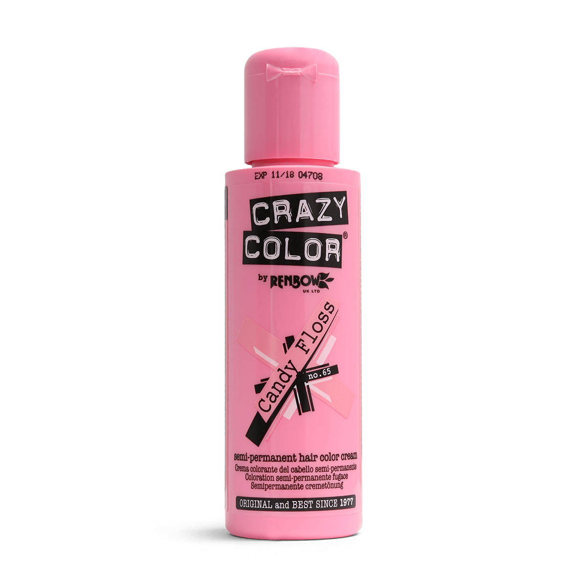 Renbow Crazy Color No.65 Candy Floss Semi-Permanent Cream 100ml