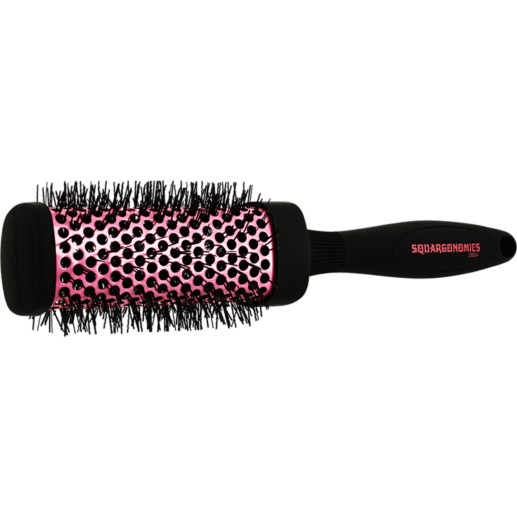 Denman DSQ4 43mm Square Barrel with Crimped Bristle Pink
