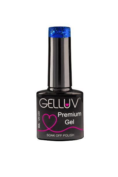 Gelluv Royal Sapphire Winter Rose Collection Gel Polish Step 3 8ml
