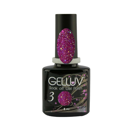 Gelluv Candy Crush Winter Rose Collection Gel Polish Step 3 8ml