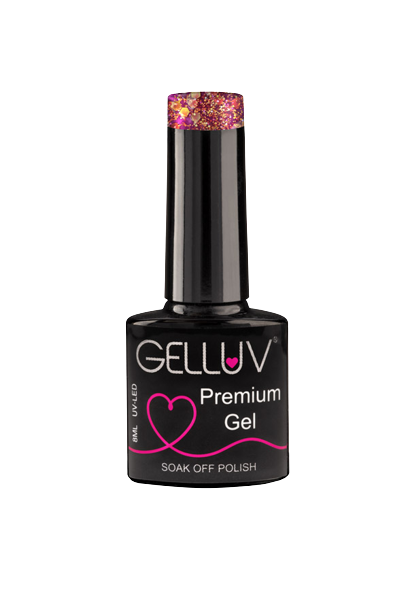 Gelluv Fire Glow Winter Rose Collection Gel Polish Step 3 8ml