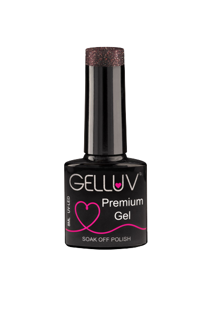 Gelluv Hot Chocolate Winter Rose Collection Gel Polish Step 3 8ml