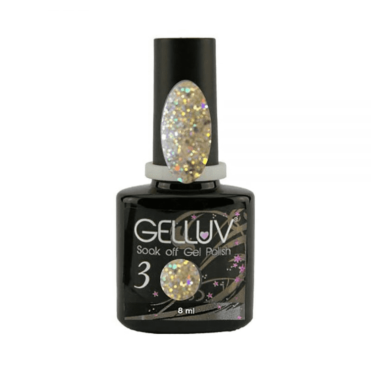 Gelluv Crystal Empire Winter Rose Collection Gel Polish Step 3 8ml