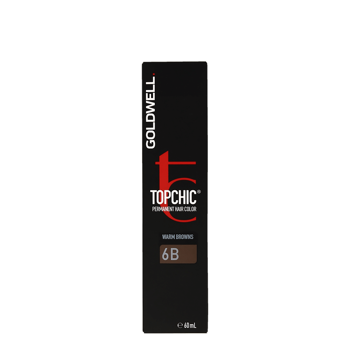 Goldwell Topchic Warm Browns Gold Brown 6B Permanent Hair Color 60ml
