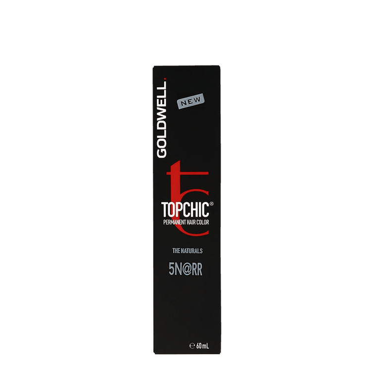 Goldwell Topchic The Naturals Light Brown 5N@RR Permanent Hair Color 60ml