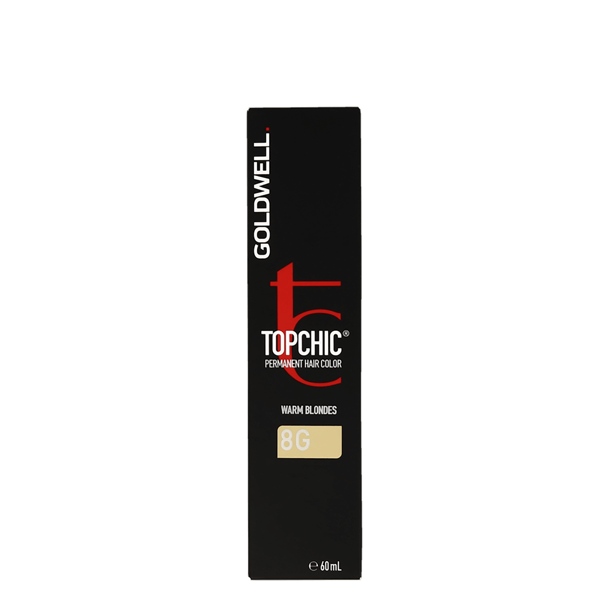 Goldwell Topchic Warm Blondes Gold Blonde 8G Permanent Hair Color 60ml