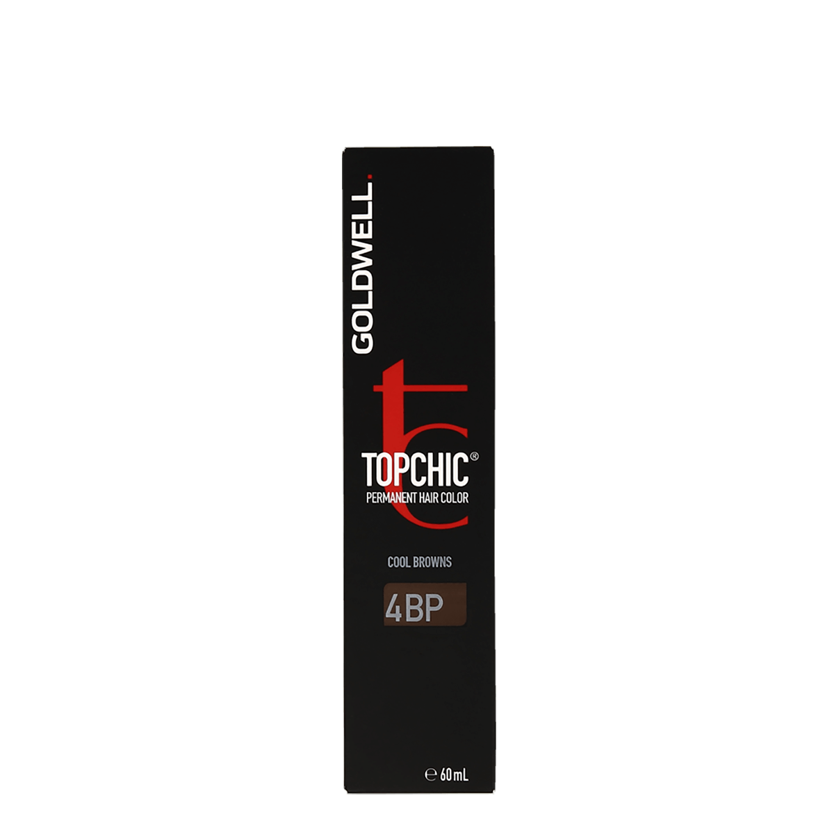 Goldwell Topchic Cool Browns 4BP Pearly Cout. Brown Dark Hair Color 60ml