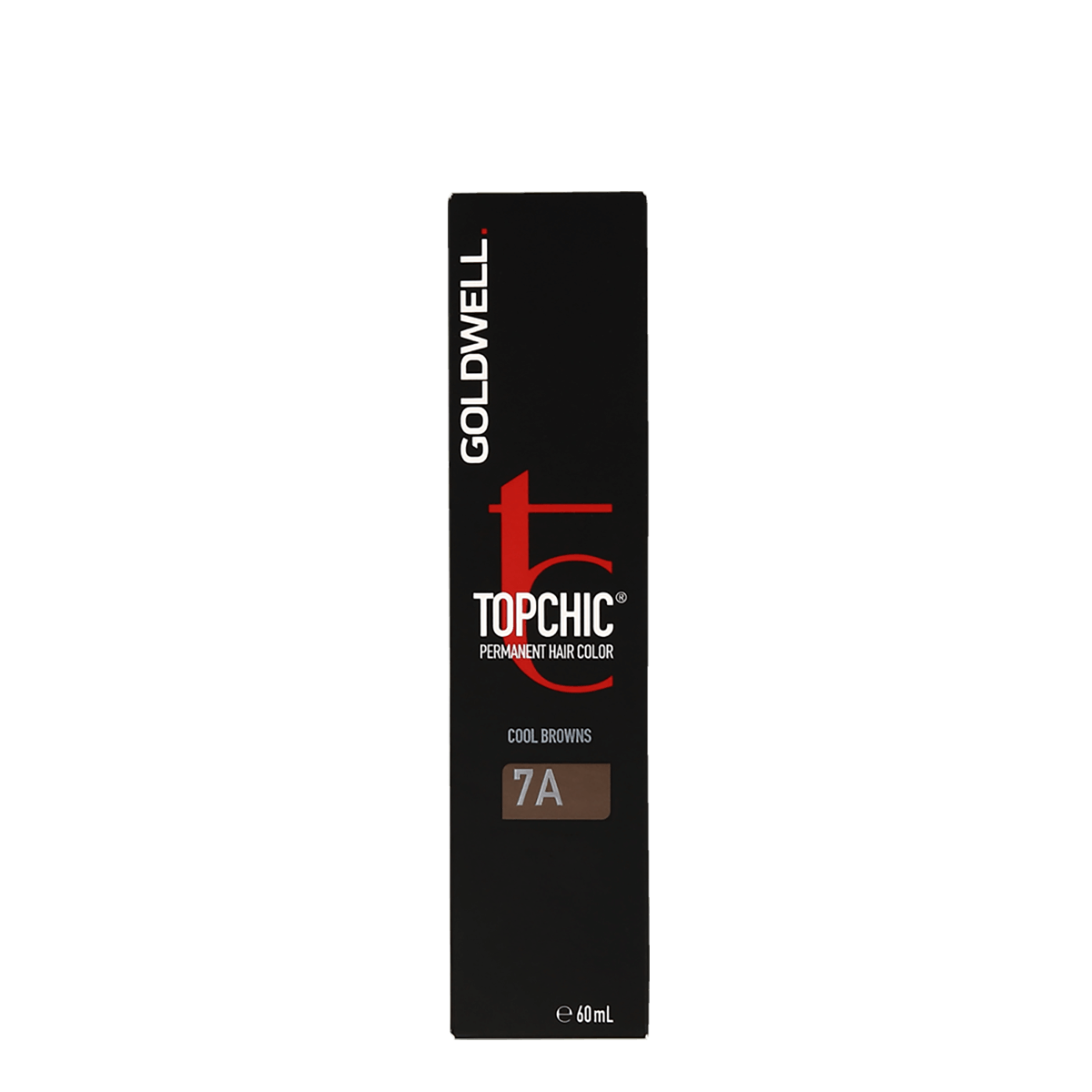 Goldwell Topchic 7A Cool Browns Mid Ash Blonde Permanent Hair Color 60ml