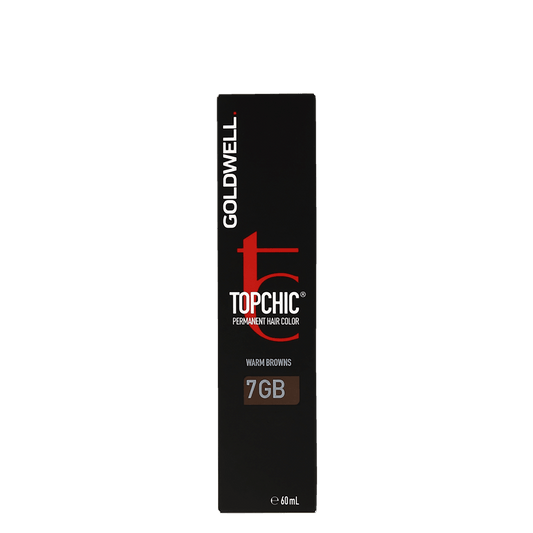 Goldwell Topchic 7GB Sahara Beige Warm Browns Blonde Permanent Hair Color 60ml