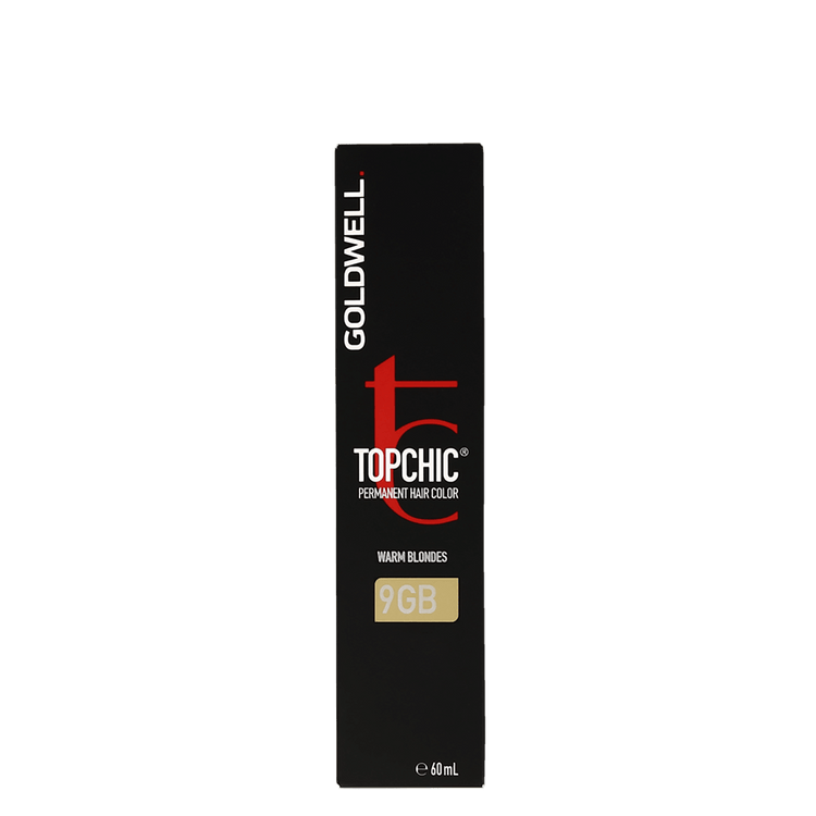 Goldwell Topchic 9Gb Sahara Blond Extra Light Beige. Warm Blondes Permanent Hair Color 60ml
